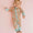 Spring floral bamboo zippy