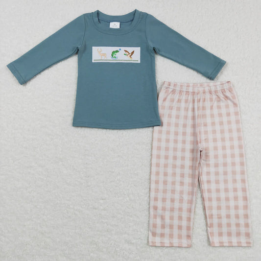 Deer, fish, duck pant set