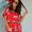 Red patriotic glasses short set
