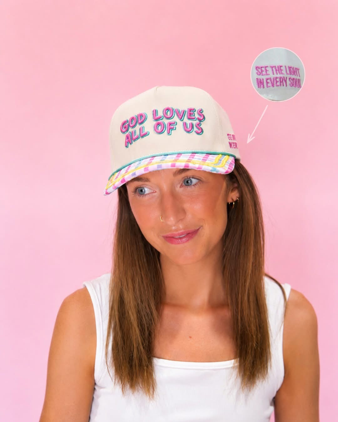God loves all of us hat