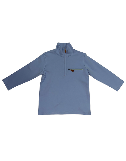 Kingston 1/4 zip pullover - blue