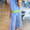 Blue pants set - M