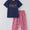Smocked boys Santa sleigh set
