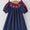 Smocked Santa sleigh dress