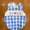 Smocked firework flag boy bubble