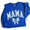 Blue floral mama sweatshirt