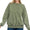 Acid wash pullover- Olive
