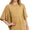French Terry oversized top- camel