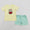 Watermelon dog boys short set