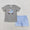 Boys truck fishing short set