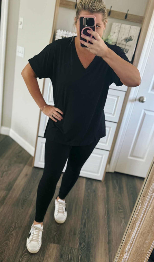 Black legging set