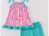 Pink ice cream short set