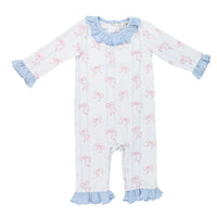 Bowtiful girls Riley romper- cypress row