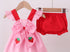Strawberry pink bloomer set