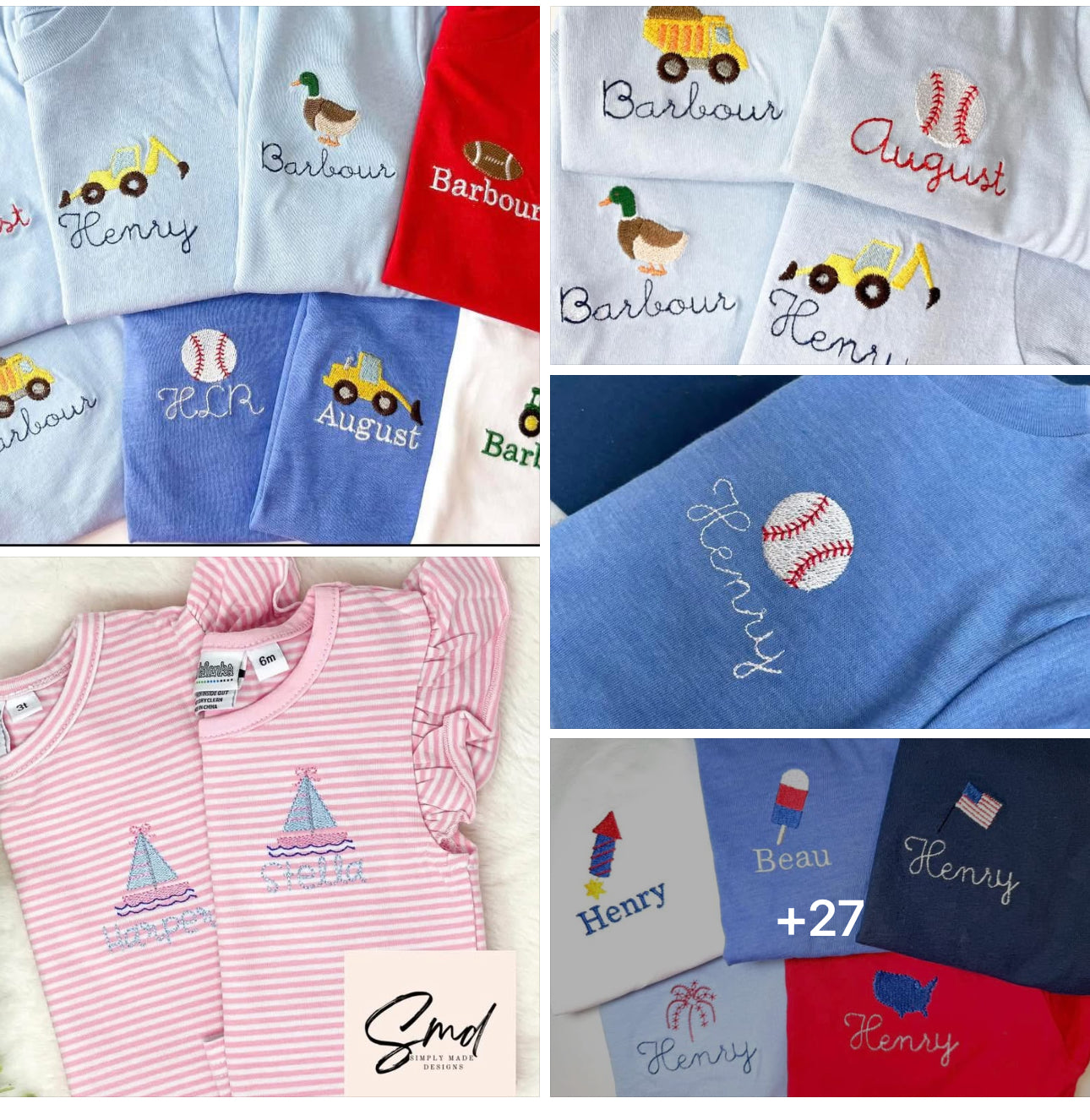 Mini character embroidery ETA JUNE