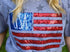 USA sequin appliqué tee