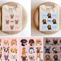 Dog/ bow tee ETA LATE MARCH