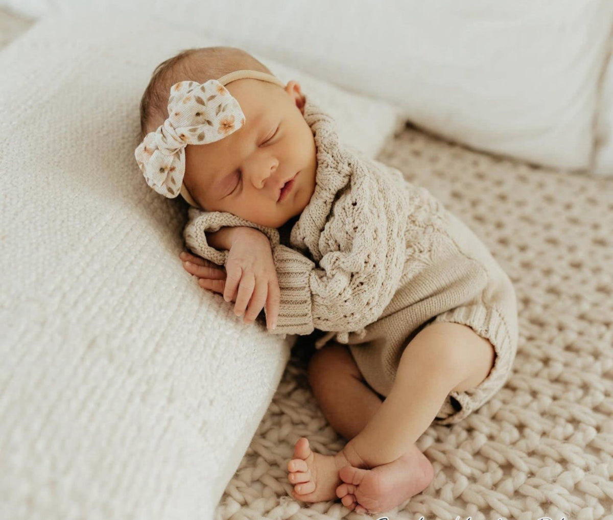 Taupe knitted sweater romper