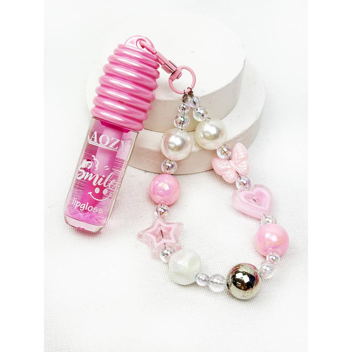 Adorable Honey Lip Gloss with Charms
