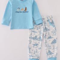 Long live cowboys jogger pant set