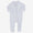 Blue peterpan collar zipper footie