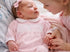 Little sister smocked footies