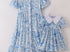 Blue toile mom dress