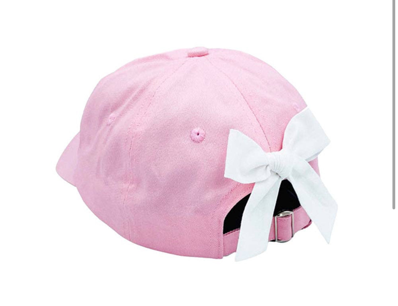 Little sister bow back hat