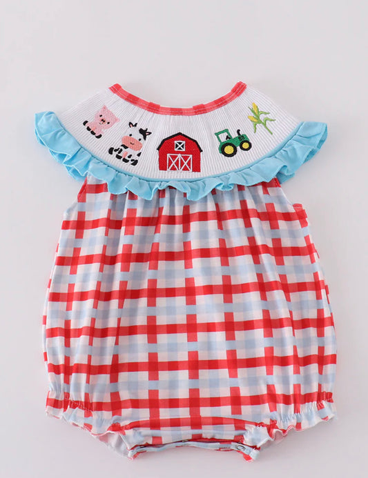 Smocked farm bubble