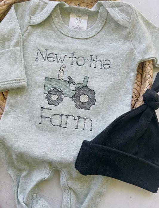 New to the farm romper