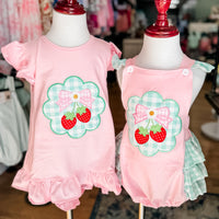 Strawberry girls short set