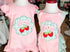 Strawberry girls short set