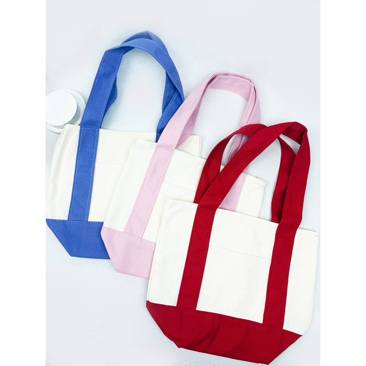 Everyday Canvas Tote Bag with an External Pocket