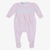 Simply sweet smocked footie