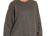 Acid wash oversized pullover- ash black