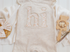Baby Girl Outfit | Oatmeal Flutter Romper - HI
