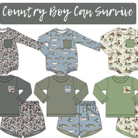 Camo long sleeve bubble