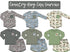 Camo long sleeve bubble