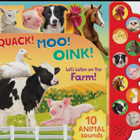 Quack moo 10 button book