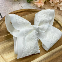 Chatilly white bow
