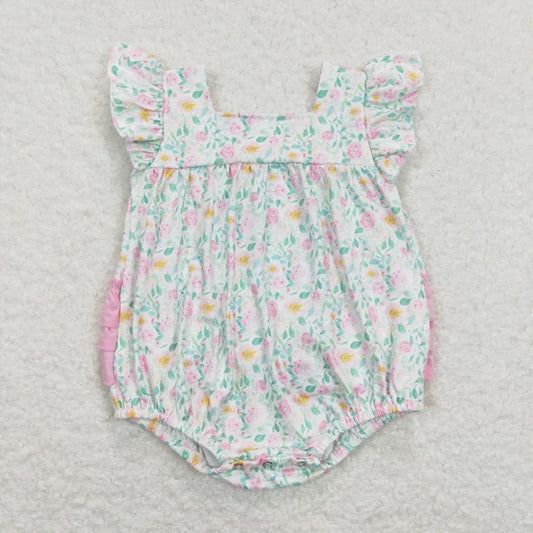 Pink Roses Ruffle Bubble