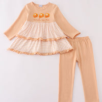 Sweet as pie French knot girl set