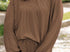 Ribbed mocha short set