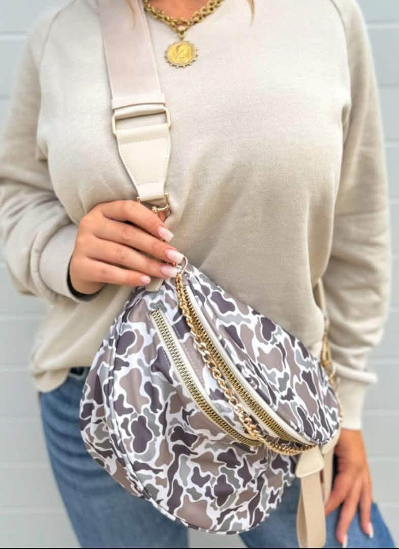 Camo bum bag