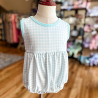 Green plaid bubble