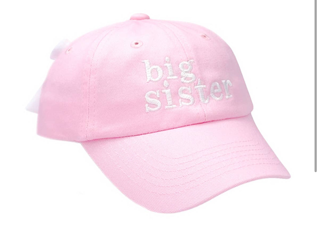 Big sister hat bow back
