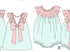 Mint/pink sibling wear