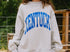 Reversible grey Kentucky/ KY mock neck