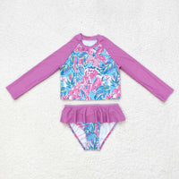 Purple Rashguard swim set