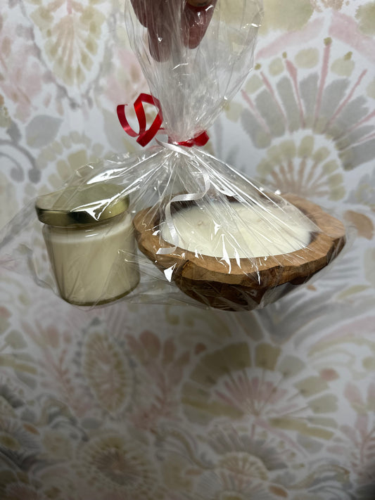 Christmas candle gift set
